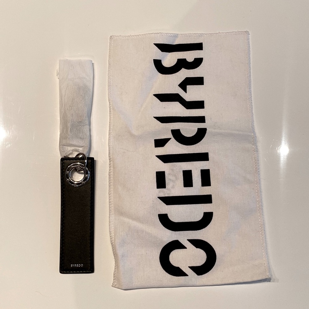 Byredo leather keychain - new with tags